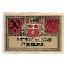 Banknote, Germany, Moosburg Stadt, 50 Pfennig, paysage, undated (1920)
