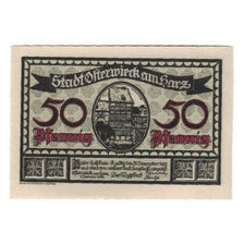 Banknote, Germany, Osterwieck a. Harz Stadt, 50 Pfennig, Texte, 1921