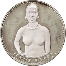 DAHOMEY, 1000 Francs, 1971, KM #4.1, MS(63), Silver, 55, 51.37