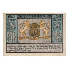 Banknote, Germany, Jever Sparkasse der Stadt, 3 Mark, Vaches, 1922, AU(55-58)