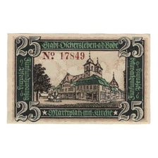 Banknote, Germany, Oschersleben a.Bode Stadt, 25 Pfennig, Texte, 1921