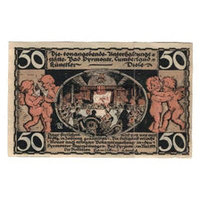 Banknote, Germany, Pyrmont (Wal / Ns) Cumberland-Künstler-Diele, 50 Pfennig