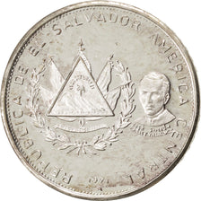 El Savador, 1 Colon, 1971, KM #141, MS(63), Silver, 2.32