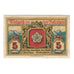 Banknote, Germany, Rosenheim Stadt, 5 Pfennig, Arches, 1921, 1921-02-16