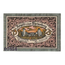 Banknote, Germany, Rheinsberg Stadt, 75 Pfennig, Monument, undated (1921)