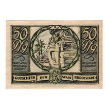 Banknote, Germany, Rudolstadt Stadt, 50 Pfennig, personnage 2, 1922, 1922-01-01