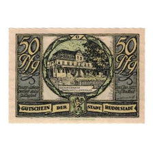 Banknot, Niemcy, Rudolstadt Stadt, 50 Pfennig, personnage 8, 1922, 1922-01-01