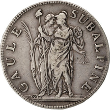 ITALIAN STATES, 5 Francs, 1801, KM #4, EF(40-45), Silver, 24.75