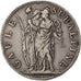 ITALIAN STATES, 5 Francs, 1801, KM #4, EF(40-45), Silver, 24.75
