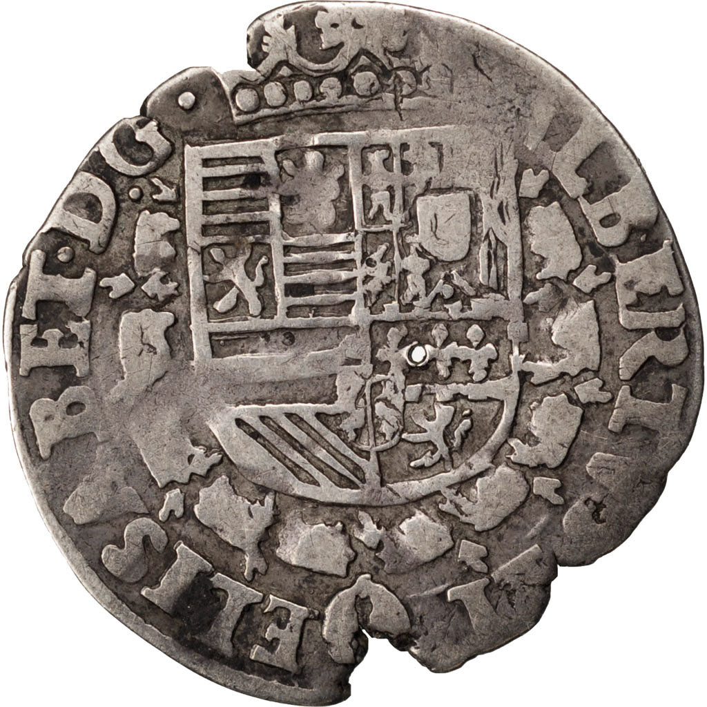 SPANISH NETHERLANDS, Real, Antwerp, KM #25.1, VF(20-25), Silver, 2.88