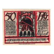 Banknote, Germany, Münster Freiwillige Feuerwehr, 50 Pfennig, Camion de