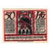 Banknote, Germany, Münster Freiwillige Feuerwehr, 50 Pfennig, Camion de