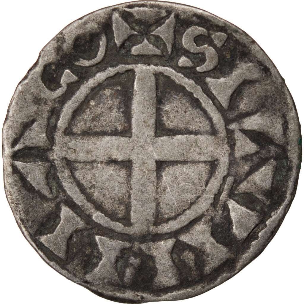 FRANCE, Denarius, Souvigny, VF(30-35), Silver, 1.04