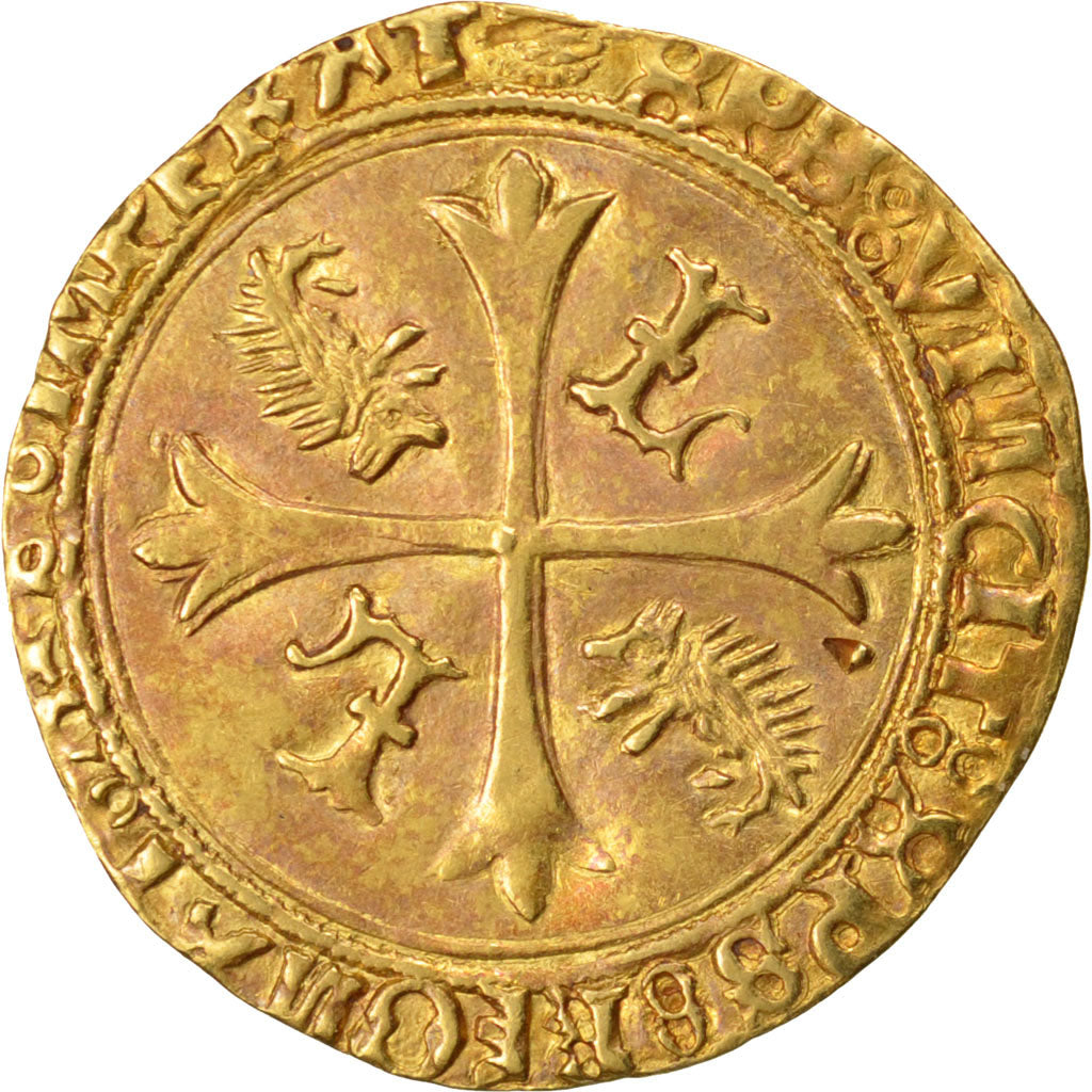 Monnaie, France, Ecu d'or, Dijon, TTB+, Or, Duplessy:655