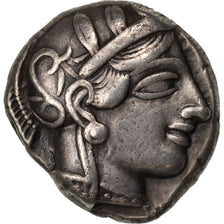 Attica, Athens (490-407 BC), Tetradrachm, Athens, AU(50-53), Silver, 16.92