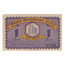 Banknote, Germany, Steinheim Stadt, 1 Mark, Maison, 1921, 1921-03-18, AU(55-58)