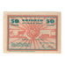 Banconote, Germania, Schaala Gemeinde, 50 Pfennig, Eglise, 1921, 1921-08-15