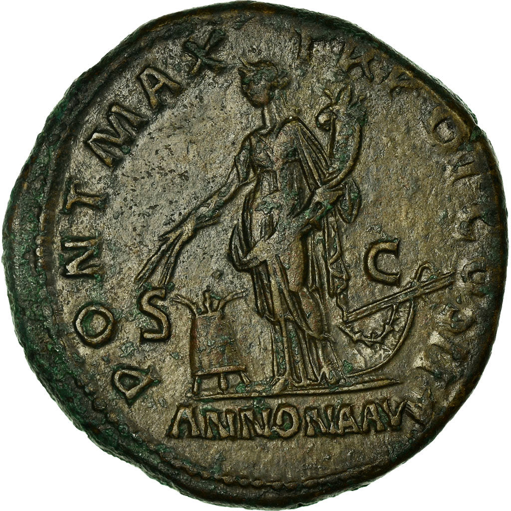 Coin, Hadrian, Dupondius, Roma, AU(55-58), Bronze, RIC:560