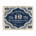 Banknote, Germany, Seitenberg Grafsch Glatz Amt, 10 Pfennig, Batiment, undated