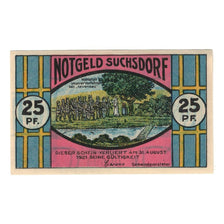 Banknote, Germany, Suchsdorf Gemeinde, 25 Pfennig, moulin, 1921, 1921-08-31
