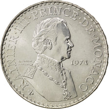 MONACO, 50 Francs, 1974, KM #152.1, MS(63), Silver, 41, Gadoury #162, 30.00