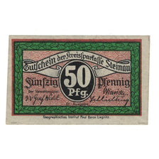 Geldschein, Deutschland, Steinau a. Oder Kreissparkasse, 50 Pfennig, Batiment