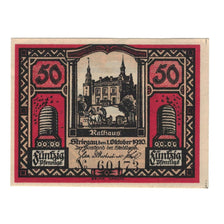 Banknote, Germany, Striegau Städtische Sparkasse, 50 Pfennig, paysage, 1920