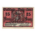Banconote, Germania, Thale a.Harz Stadt, 25 Pfennig, personnage, 1922