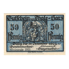 Banknote, Germany, Thale a.Harz Stadt, 50 Pfennig, Batiment, 1922, 1922-12-31