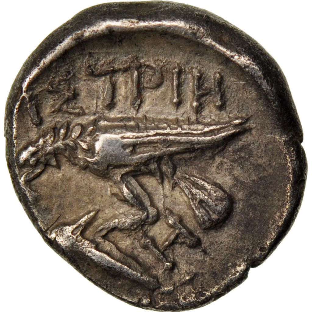 Coin, Thrace, Istros, Trihemiobol, Istros, AU(50-53), Silver