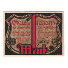 Banknote, Germany, Tonndorf Lohe Gemeinde, 1 Mark, personnage, 1921, 1921-07-01