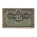 Biljet, Duitsland, Verden a. Aller Stadt, 25 Pfennig, valeur faciale, 1919