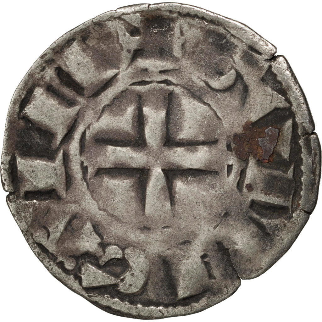 FRANCE, Denarius, Guingamp, VF(20-25), Silver, Boudeau #30, 0.96