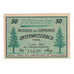 Biljet, Duitsland, Unterweißbach Gemeinde, 50 Pfennig, Pots, 1921, 1921-07-01