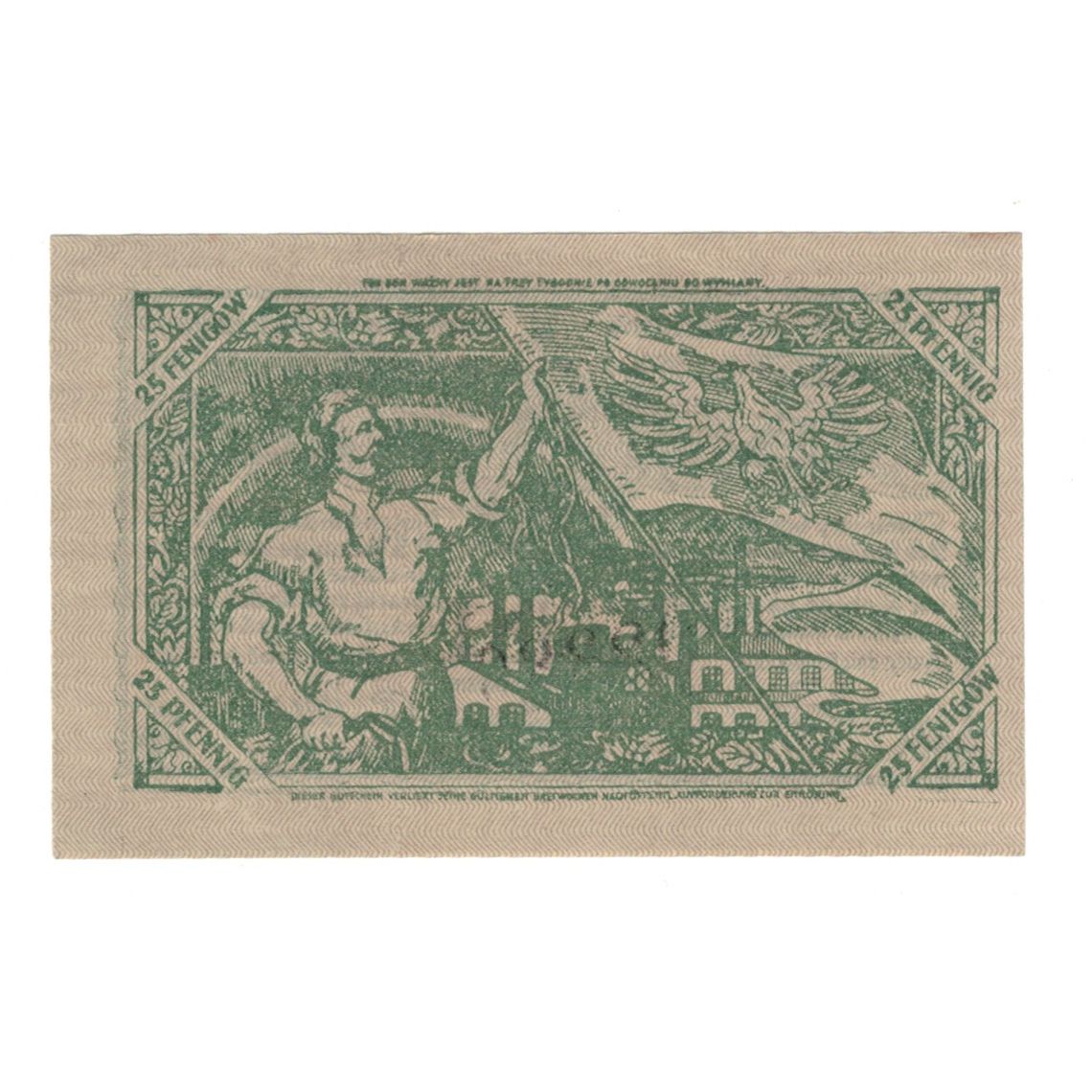 Banknote, Germany, Tichau Spar und Darlehenskassen-Verein, 25 Pfennig