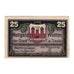 Banknote, Germany, Wettin Stadt, 25 Pfennig, Batiment, 1921, 1921-03-15