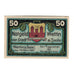 Banknote, Germany, Wettin Stadt, 50 Pfennig, Batiment, 1921, 1921-03-15