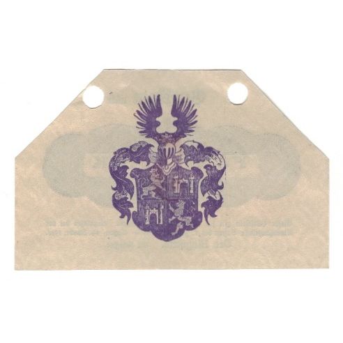 Banknote, Germany, Sagan Stadt, 5 Mark, Blason, 1919, 1919-02-01, AU(55-58)