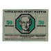 Banconote, Germania, Weimar Stadt, 50 Pfennig, personnage, 1921, 1921-03-01