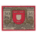 Banknot, Niemcy, Wesel Stadt, 50 Pfennig, Batiment, 1921, AU(55-58), Mehl:1409.1