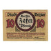 Banknote, Germany, Wetzlar Stadt, 10 Pfennig, Microscope, 1920, 1920-05-01