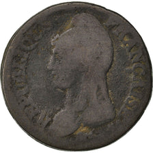 FRANCE, Dupré, Decime, 1797, Paris, KM #644.1, VF(20-25), Bronze, 32, Gadoury #.