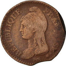Munten, Frankrijk, Dupré, Decime, 1800, Metz, FR, Bronze, Gadoury:187a