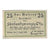 Banknot, Niemcy, Waltrop Amt, 25 Pfennig, Batiment, 1920, 1920-08-01, AU(55-58)