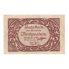 Banknote, Austria, Bad Gastein Sbg. Gemeinde, 10 Heller, paysage, 1920
