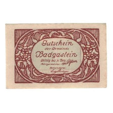 Banconote, Austria, Bad Gastein Sbg. Gemeinde, 60 Heller, paysage, 1920
