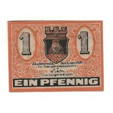 Banknote, Germany, Zeulenroda Stadt, 1 Pfennig, Batiment, 1920, 1920-01-01