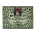 Banconote, Germania, Zeulenroda Stadt, 10 Pfennig, Batiment, 1920, 1920-01-01