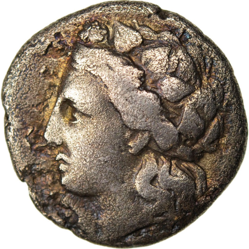 Thessaly, Lamia, Helios, Hemidrachm, EF(40-45), Silver, 2.48