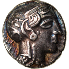 Attica, Athens (490-407 BC), Athena, Tetradrachm, AU(50-53), Silver, 16.75
